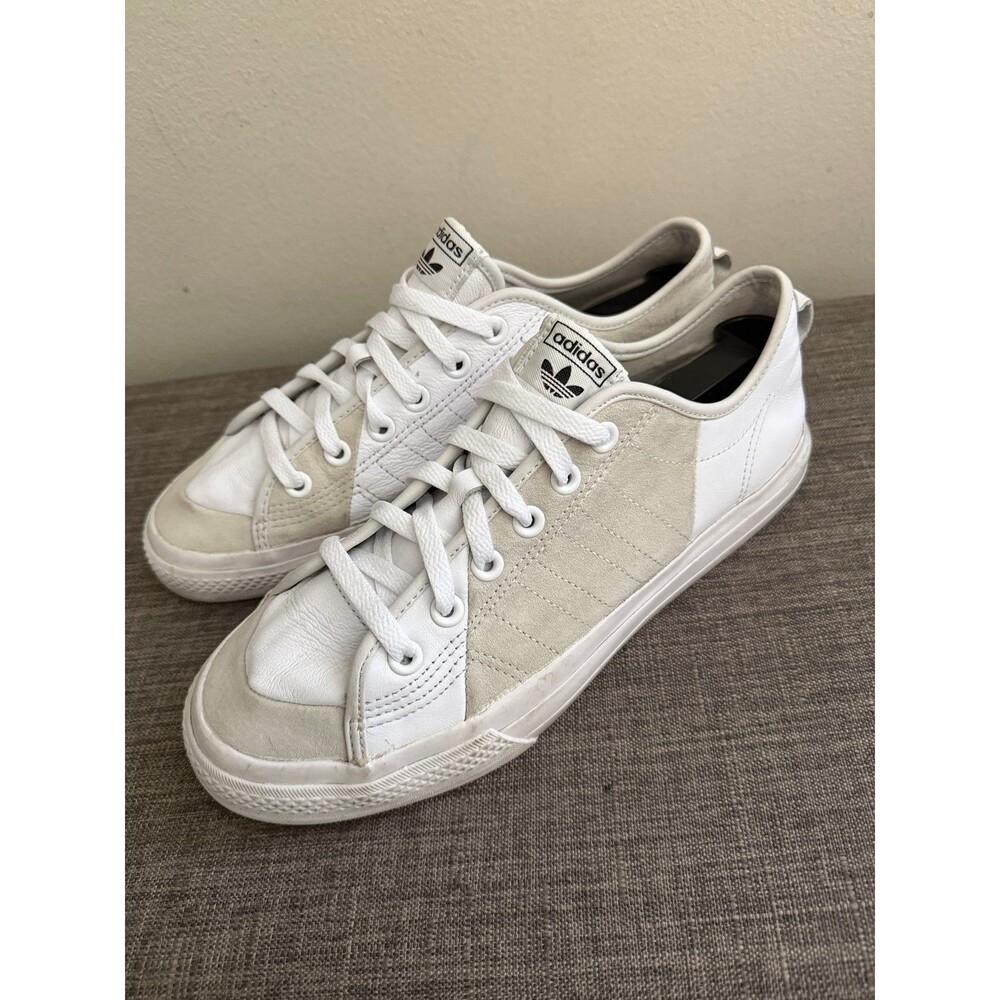 Men’s Adidas Nizza Leather & Suede Sneakers Size 9 1/2
